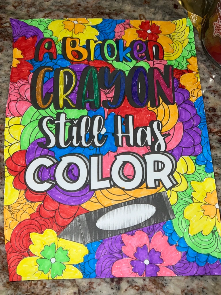 A Broken Crayon Can Still Color: Riding the Flow in Life’s Unscripted Moments