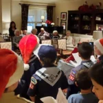 boy scout caroling