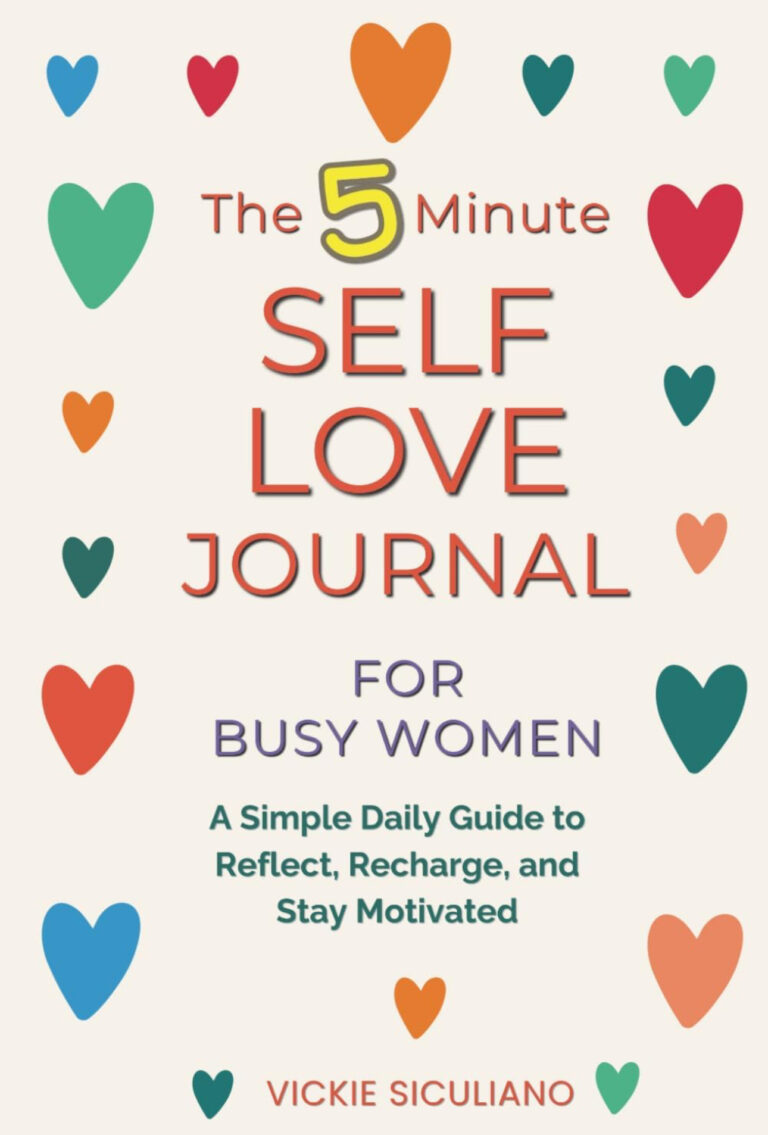 Self love journal for busy women