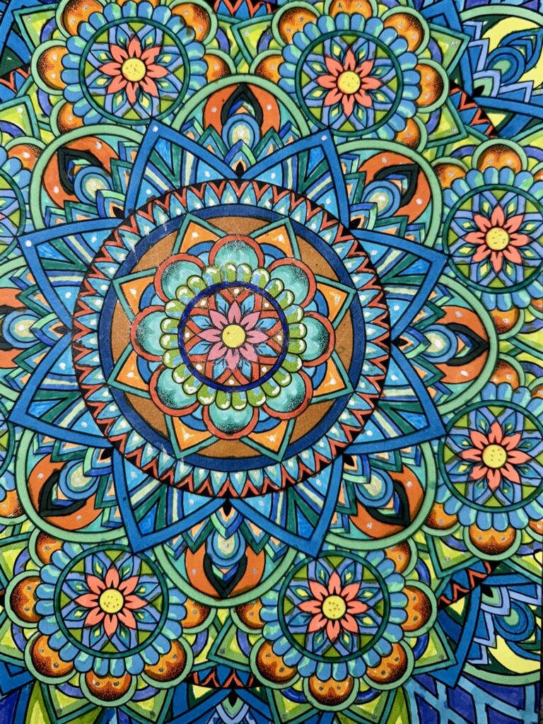 The Beauty of Persistence: My Six-Day Coloring Journey